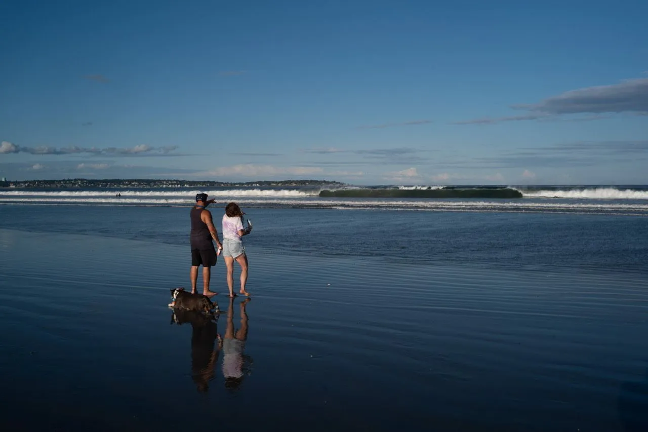 Larry’s peak swell at Nahant Beach