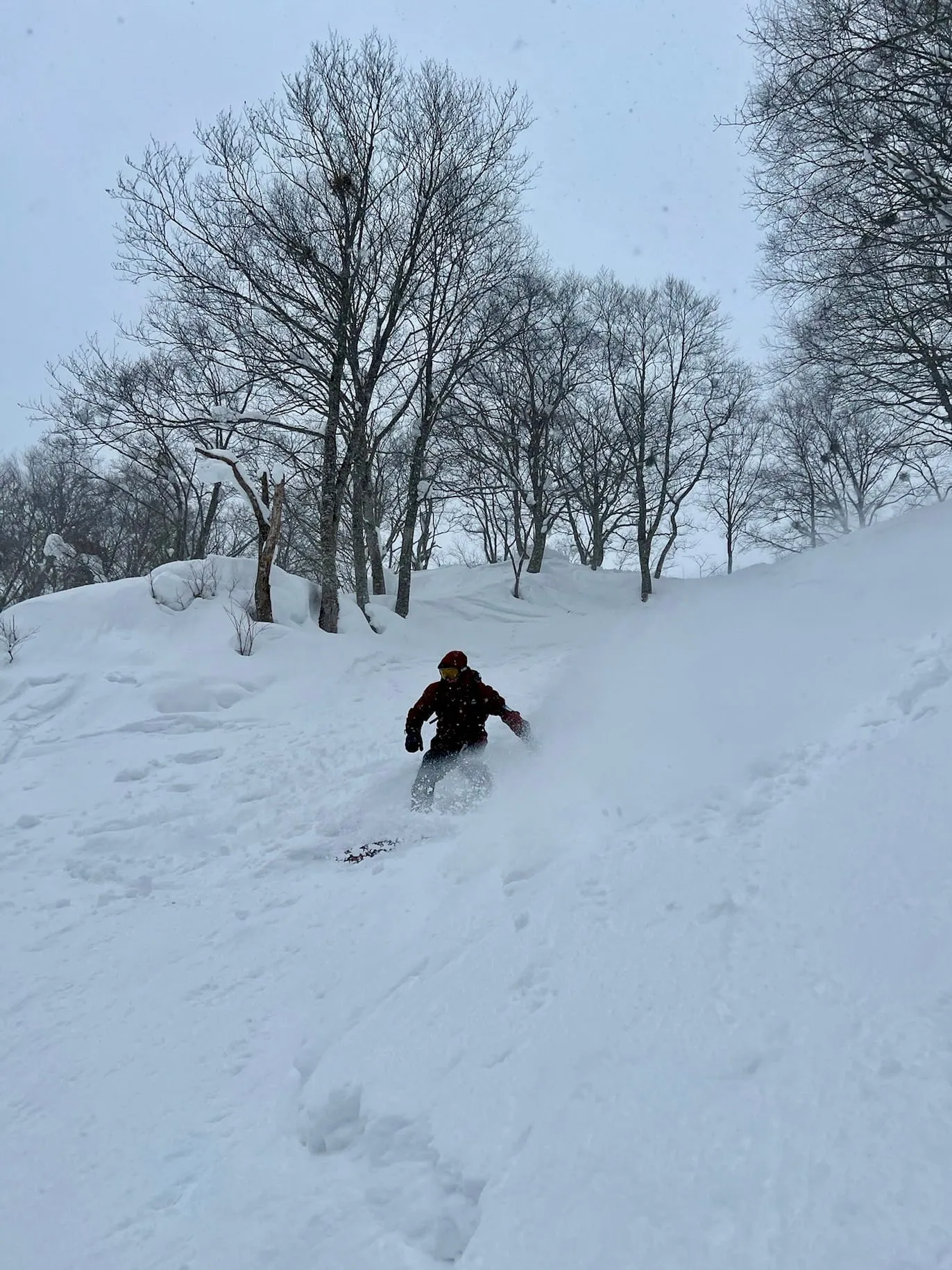 Snowboarding around Myoko Japan