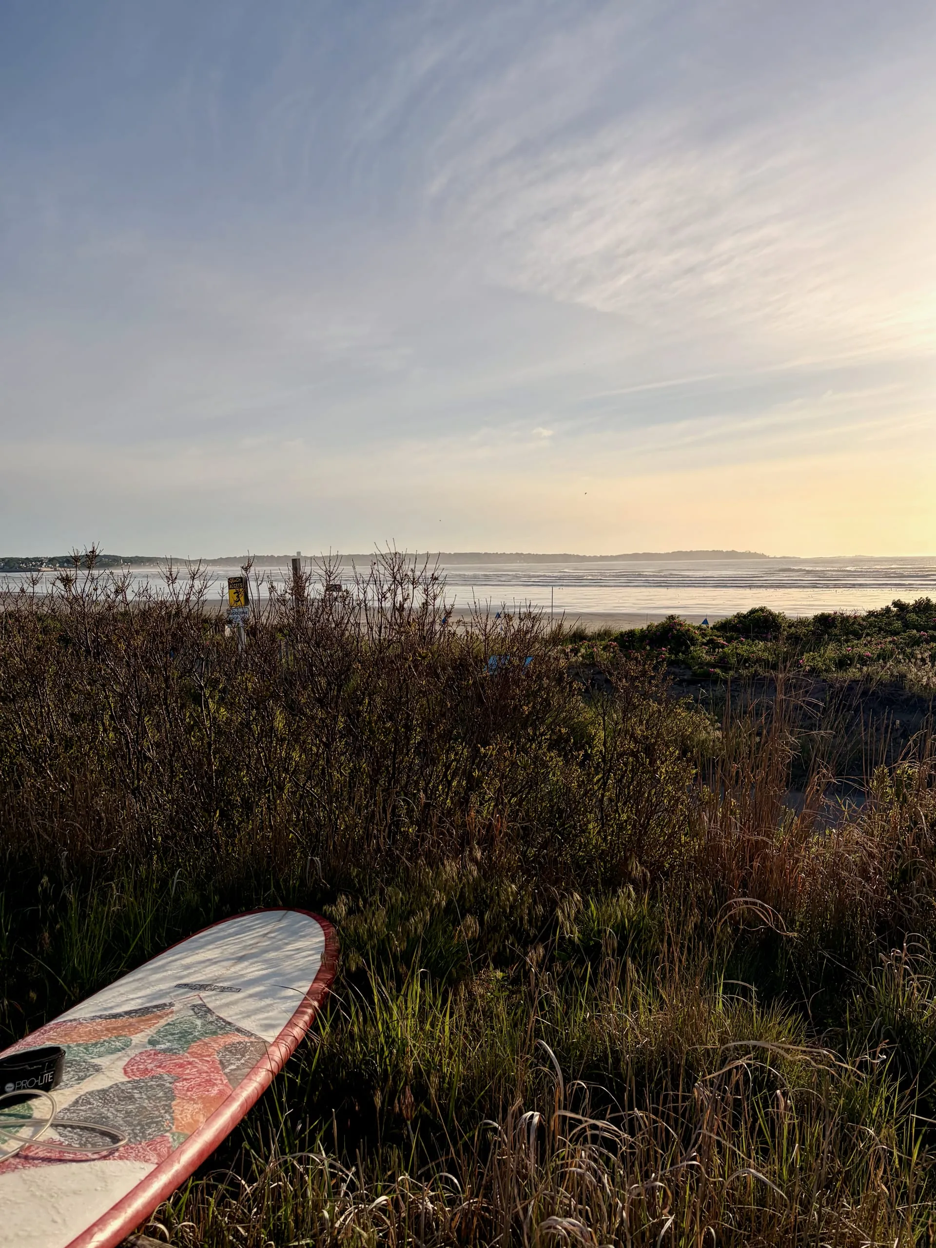 McDermott Shapes Surfboard at Nahant Beach